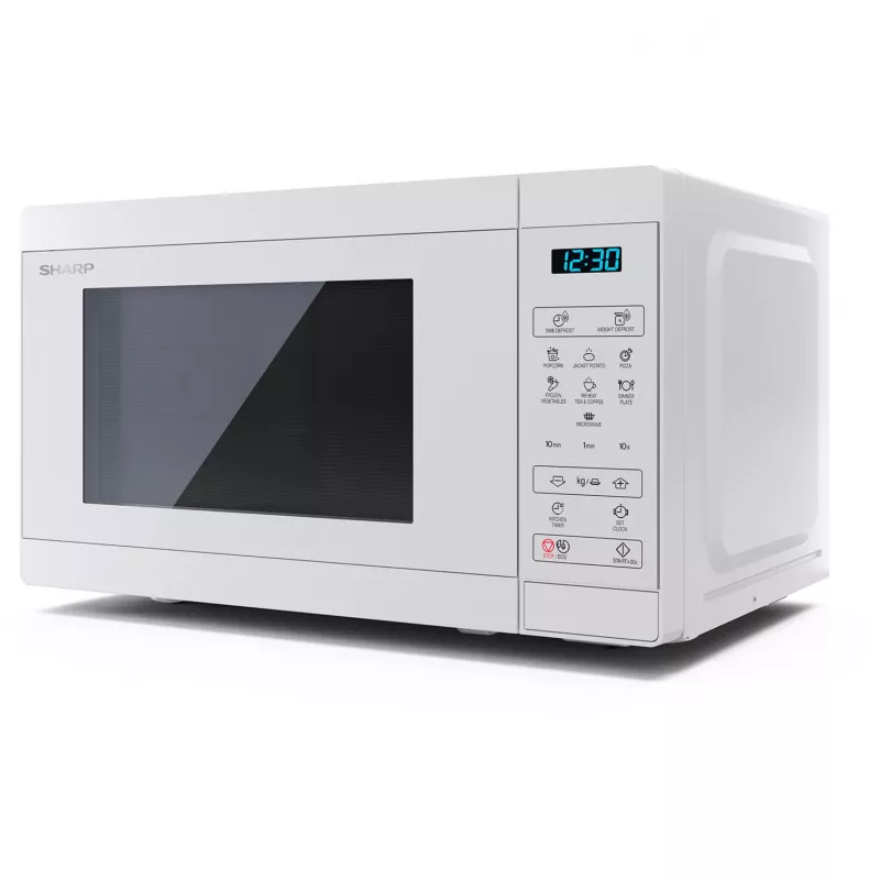 Sharp YC-MS02E-C Mikrobangų krosnelė | Laisvai pastatoma | 800 W | Balta