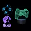 LED stalinė lempa MANTA SNL122RGB RGB 3D šviesos dekoracija, keičiama spalva, USB maitinimas