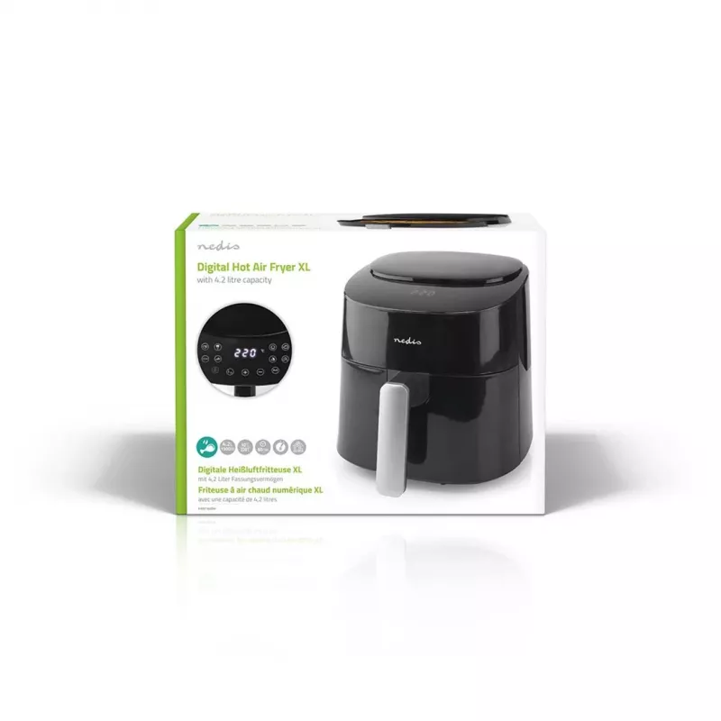 Kepimo indas Nedis KAAF160BK 4,2 L 1300 W juodas