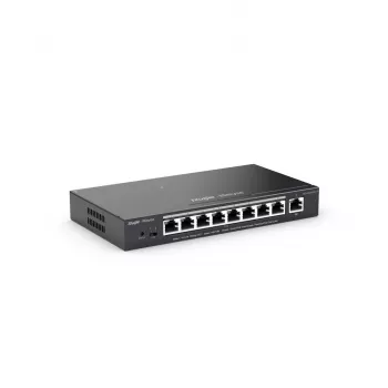 Ruijie Networks RG-ES209GC-P valdomas tinklo jungiklis Gigabit Ethernet (10/100/1000) Power over Ethernet (PoE) juodas