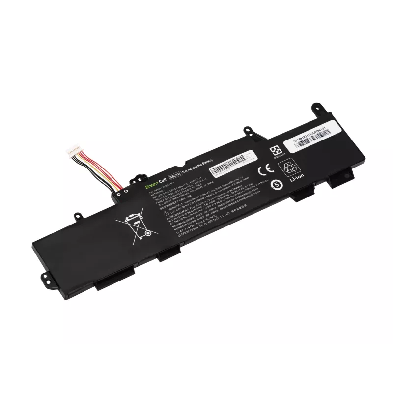 Nešiojamojo kompiuterio baterija Green Cell SS03XL, skirta HP EliteBook 735 830 840 G5/G6, 11,4 V, 4100 mAh