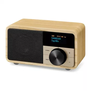 Stalinis radijo imtuvas Sangean DDR-7 Natural Wood FM AM Bluetooth