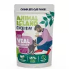Šlapias kačių ėdalas animal Island Everyday — Veršiena ir Paukštiena su Kepenėlėmis, 4 x 85 g paketėliai, 9,5% baltymų, 83% drėgmės
