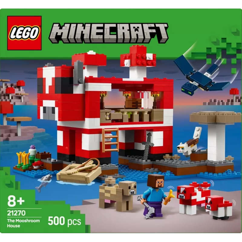 LEGO MINECRAFT 21270 Mooshroom namas