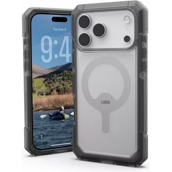 UAG Urban Armor Gear Trooper dėklas su MagSafe | Apple iPhone 17 Pro Max | pilka/permatoma | 114522114G31