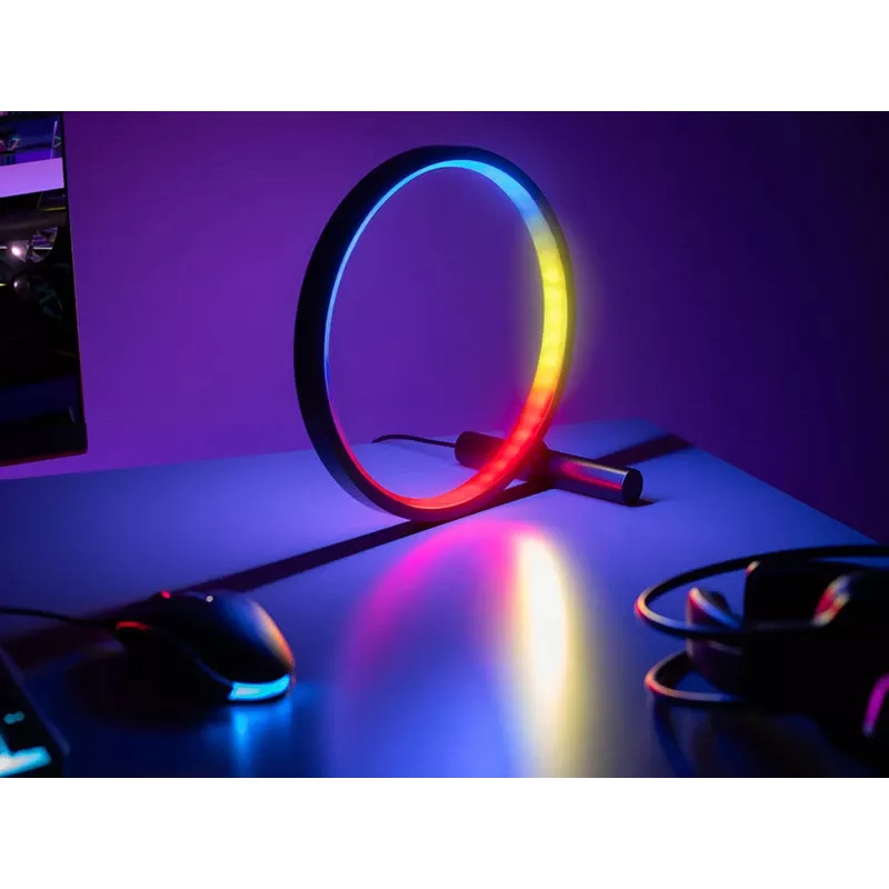 Stalinė lempa TRACER Ambience Smart Circle LED RGB – dekoratyvinis išmanusis LED apskritimas