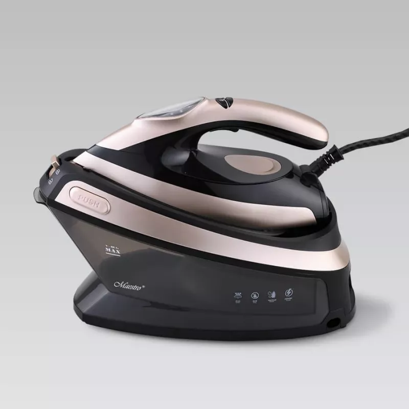 Maestro MR-320C lyginimo stotis su garu 2400 W 1.5 L Keraminis padas Juoda, Rožinis auksas
