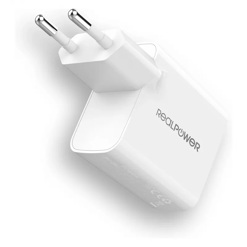 RealPower PC-65 GaN 65W įkroviklis