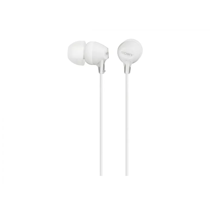 Ausinės Sony MDR-EX15LP, laidinės, 8–22000 Hz, 3 g, baltos