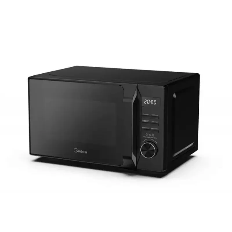 Mikrobangų krosnelė Midea AG20CF2EBK – 700 W, 20 L, grilio funkcija, juoda