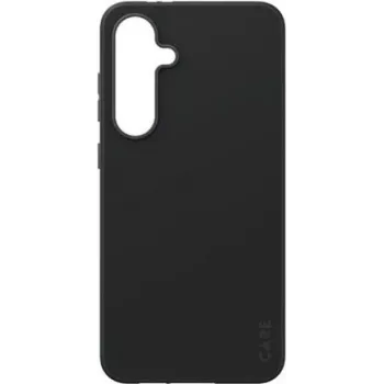 Grūdinto stiklo ekrano apsauga PanzerGlass CARE by Fashionable Case, skirta Samsung Galaxy S24 FE – juodas rėmelis