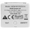 Šviesos relė Shelly Relay EM Mini Gen4 1 kanalo Wi‑Fi Matter Zigbee Bluetooth 8A, 110–240V, energijos matuoklis
