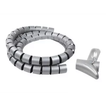 Spiralinis kabelių rištuvas LogiLink KAB0014 sidabrinis 1500 mm