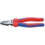 KNIPEX 02 02 200 - Apžiūros replės - Plienas - Plastikas - Mėlyna/raudona - 20 cm - 342 g