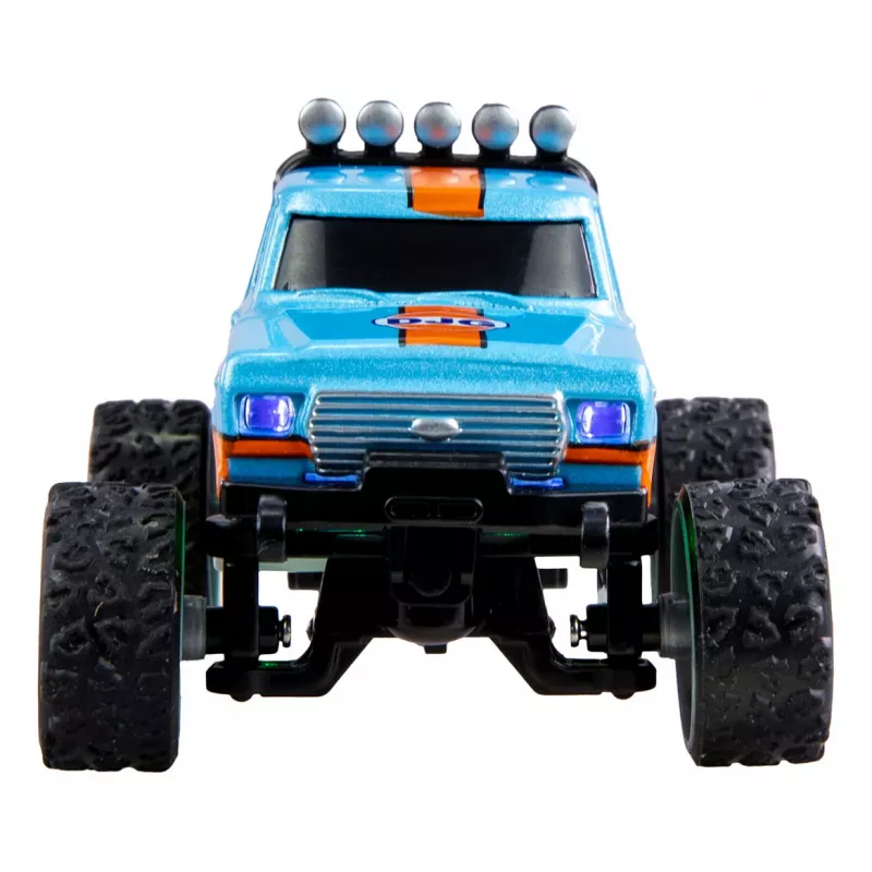 Radijo bangomis valdomas Amewi Monster Truck DieCast 1:64 RTR, mėlyna/oranžinė