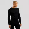 Odlo BL TOP crew neck l/s ACTIVE WARM ECO vyriški marškinėliai, dydis M, juodi