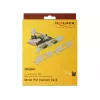 DeLOCK 89641 PCIe sąsajos plokštė su 2 RS-232 prievadais