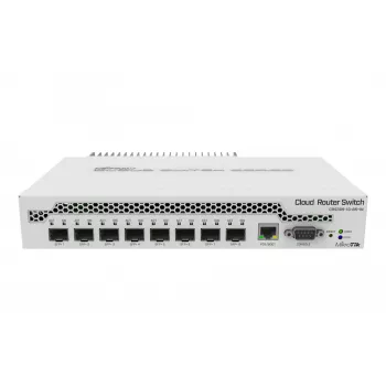 Valdomas jungiklis MikroTik CRS309-1G-8S+ Gigabit Ethernet (10/100/1000) Power over Ethernet (PoE) Baltas