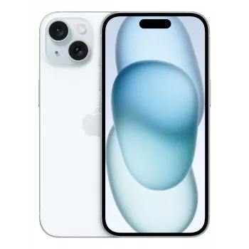 Išmanusis telefonas Apple iPhone 15 6,1 colio (15,5 cm) Dual SIM 5G A16 128 GB Mėlyna 48 MP dviguba kamera iOS 17 USB-C 171 g