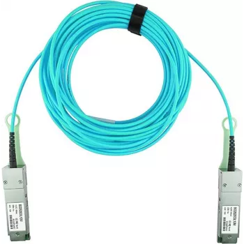 Suderinamas Brocade QSFP28-100G-AOC-50M QSFP28 BlueOptics aktyvus optinis kabelis (AOC), 100GBASE-SR4, Ethernet, Infiniband, 50 metrų (QSFP28-100G-AOC-50M-BO)