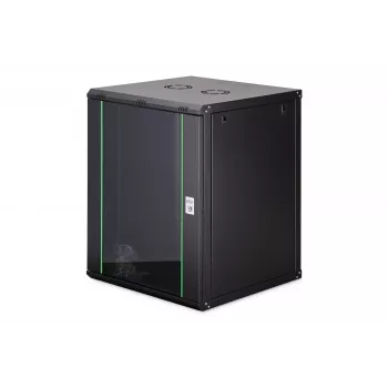 Sieninis 19 inch tinklo spintas DN-37115, 16U, 600x600x785 mm, juodas