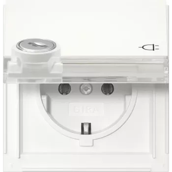 GIRA 456966 SCHUKO kištukinis lizdas su užraktu, lygiavertis + B (456966)