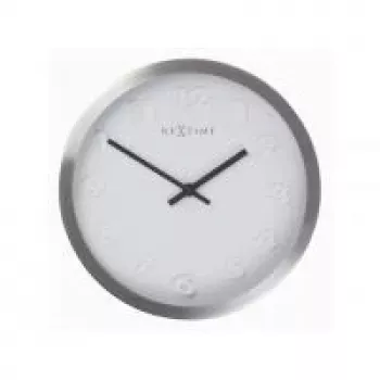 NeXtime klok 2991ar Paniki Number, sieninis, baltas, Ø34 cm