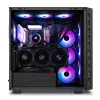 Sharkoon REBEL C80G RGB Midi Tower juodos spalvos