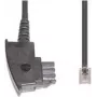 Telefono laidas e+p T 36/3 3 m permatomas juodas