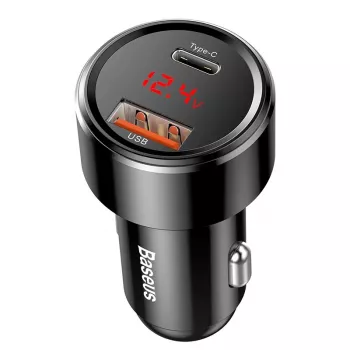 Automobilinis įkroviklis Baseus CCMLC20C-01 Universal Black Fast Charging 12-24V