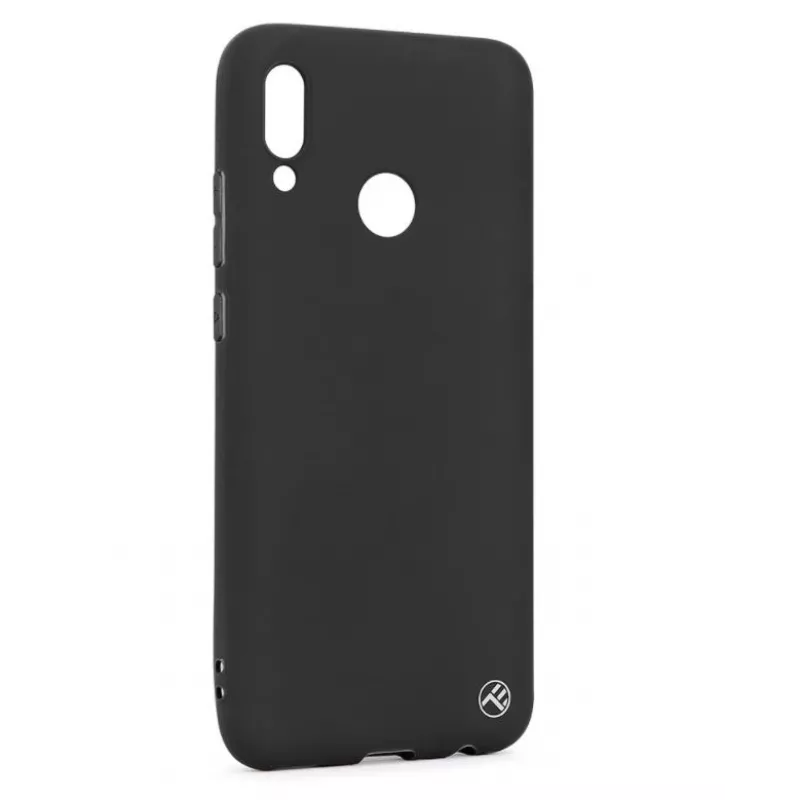 Telefono dėklas Tellur Huawei Y9 2019 — matinis silikonas, juodas