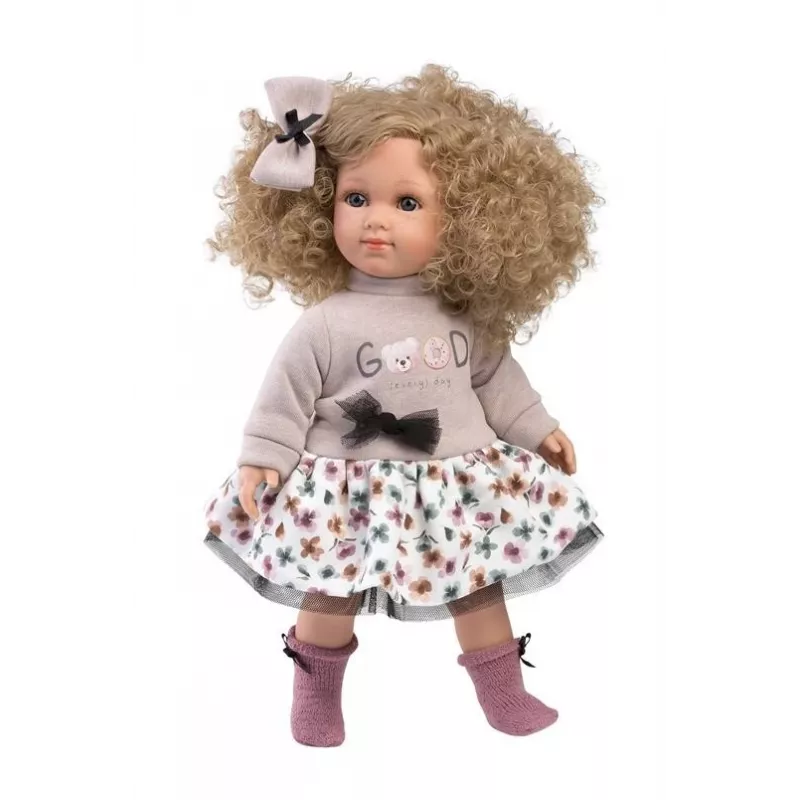 Lėlė Llorens Elena 35 cm – minkštas kūnas, rankomis pieštas veidas ir galūnės