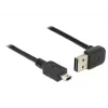 USB laidas DeLOCK 1m USB 2.0-A į Mini-USB B juodas