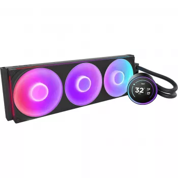 NZXT Kraken Elite 420 RGB 420 mm skysčio aušinimo sistema juoda
