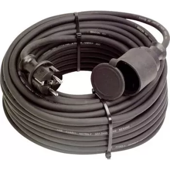 Prailginimo laidas AS Schwabe 60370 — 25 m, juodas