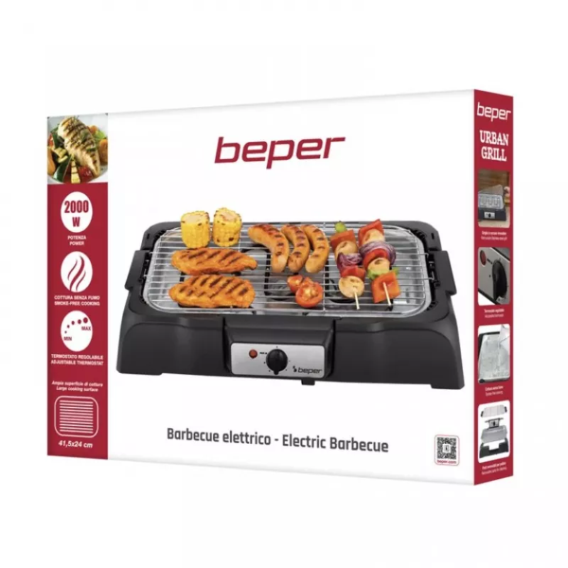 Elektrinė kepsninė Beper P101BBQ001
