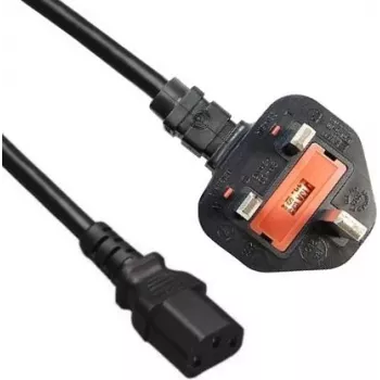 Maitinimo laidas EECONN S12A-044-01007 juodas 1,8 m G tipo C13