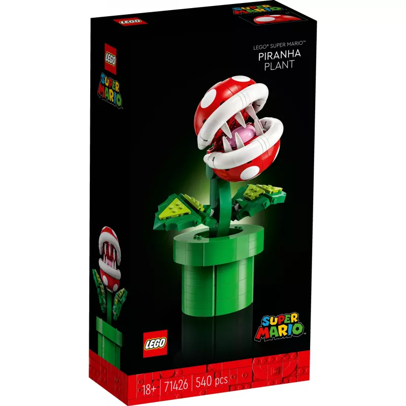 LEGO SUPER MARIO 71426 Piranha Plant – interaktyvus statybinis žaislas