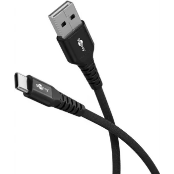 Wentronic 74525 USB laidas juodas