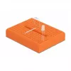 Breadboard DELOCK 18319, plastikinė prototipinė plokštė, oranžinė, 36×46×10 mm