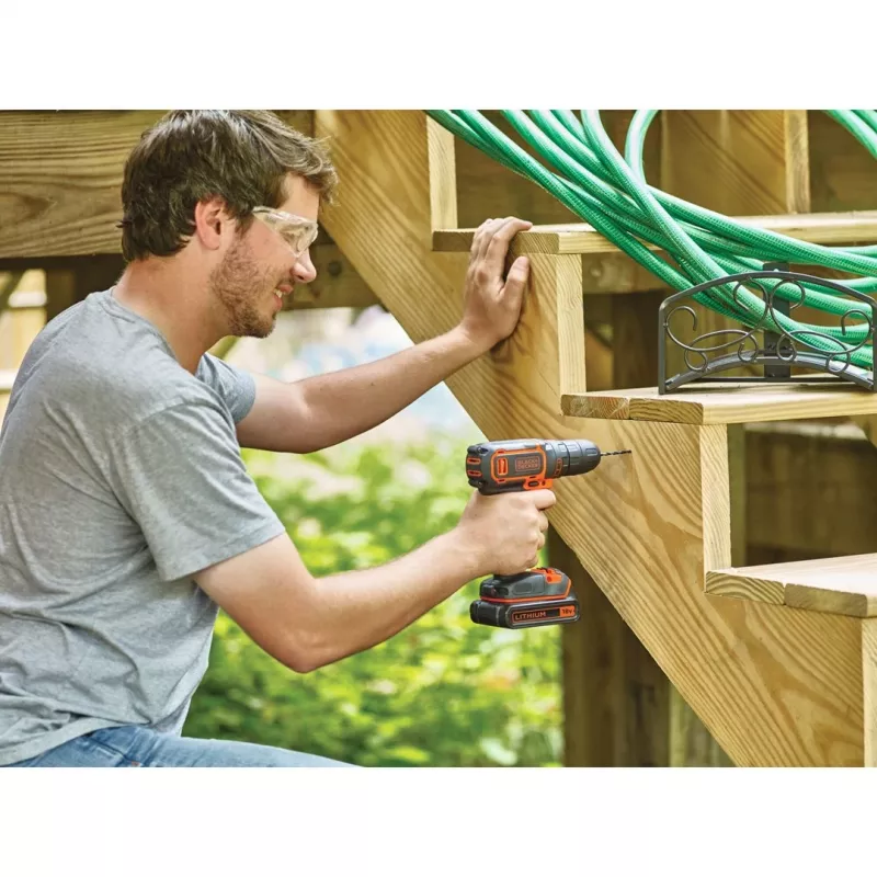 Black & Decker BDCDC18KB-QW, pistoletinė rankena gręžtuvas, 1 cm, 2.5 cm, 1 cm, 650 aps./min., 30 N·m