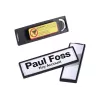 Durable CLIP-CARD - Namensschild - für 17 x 67 mm - Magnet - Schwarz (Packung mit 25)