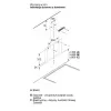 Sieninis gartraukis Bosch DWK65DK20, 590×325×690 mm, 550 m³/h, 3 greičiai, 62 dB, baltas, aliumininis riebalų filtras
