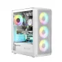 Korpusas Logic PORTOS ARGB MINIDI USB 3.0 Baltas