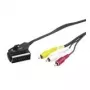 Wentronic Goobay Scart/RCA adapterio laidas, juodas, 2 m - SCART kištukas (21 kontaktų) > 3x RCA kištukas (50364)