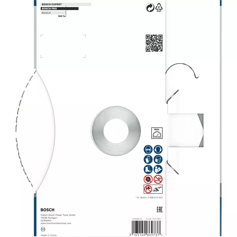 Deimantinis segmentinis pjovimo diskas BOSCH UNIVERSAL, 180 x 2,0 x 22,23 mm, betonui, mūrui
