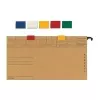 ELBA Colour Rider segtuvas, PVC, užsegamas, tamsiai mėlynas, vertikaliems segtuvams 1, (P)20 x (G)5 x (A)16 mm (85512 DB)