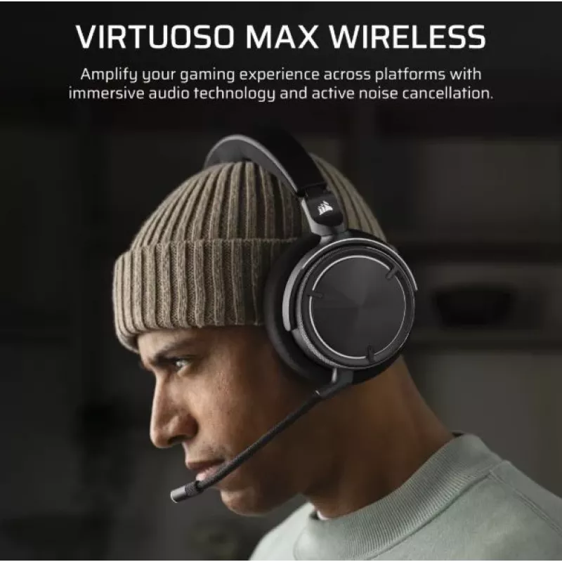 Ausinės CORSAIR Virtuoso Max Wireless Carbon