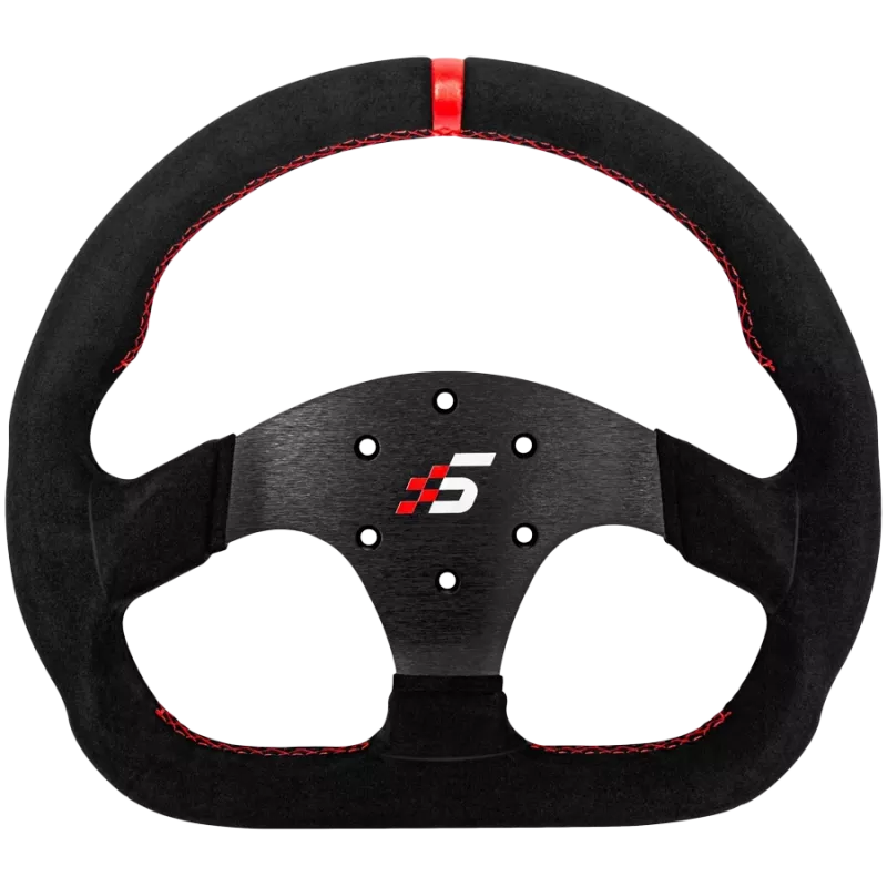 Vairas Simagic P-325D 325mm Alcantara – lenktyninis ratlankis be stebulės