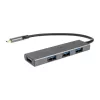 USB HUB Akasa USB Type-C 4 prievadų
